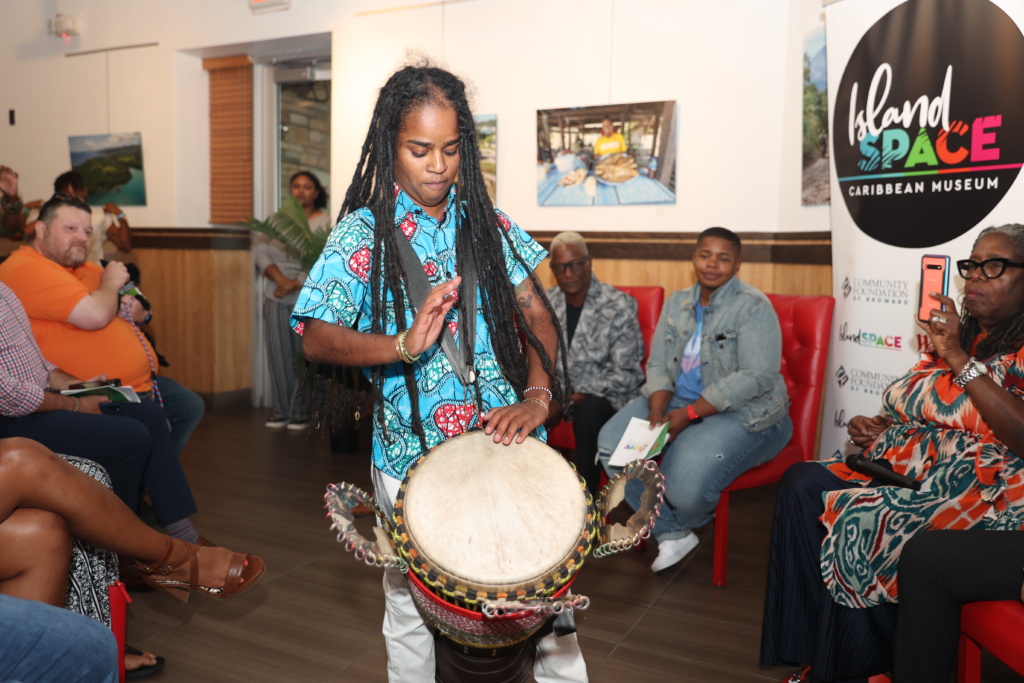 Nany G's captivating drum performance