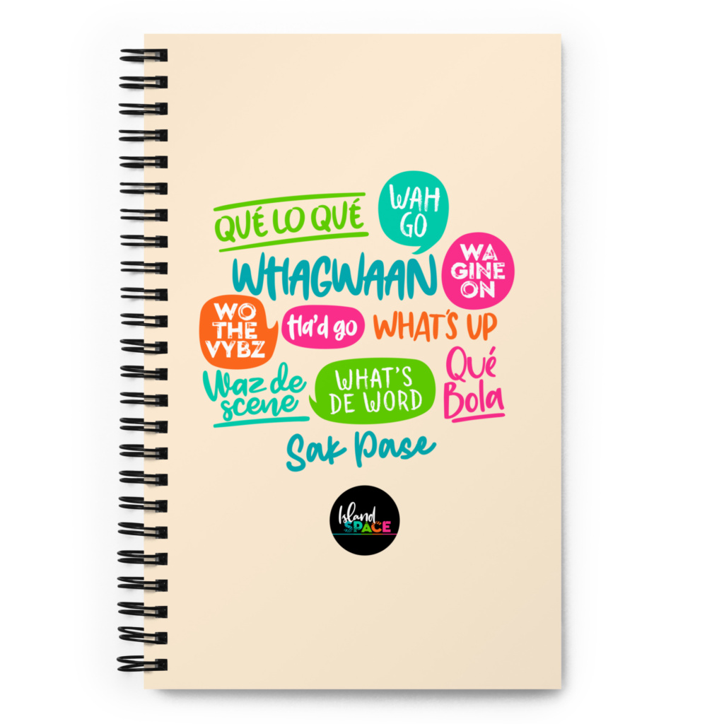 Island Space 'What's Up' Spiral Notebook
